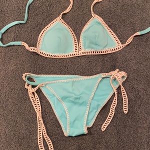 Teal bikini